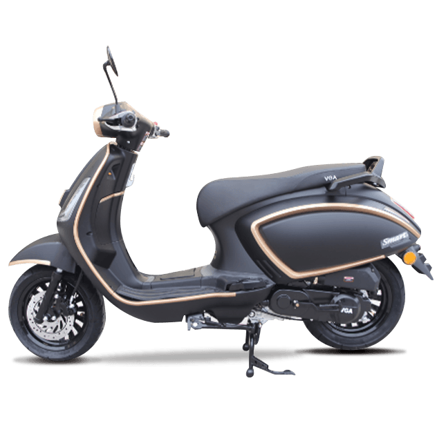 Nostalgia Meets Modernity: The Classic Retro Roman Holiday Electric Motorcycle Scooter