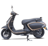 Nostalgia Meets Modernity: The Classic Retro Roman Holiday Electric Motorcycle Scooter