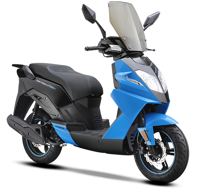 What are the features of the Matrix RS motorcycle scooter？