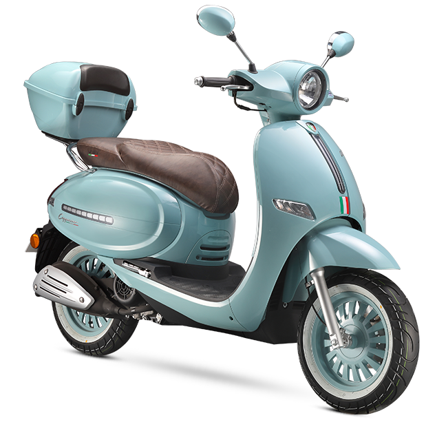 What are the advantages of cappuccino retro style scooter？